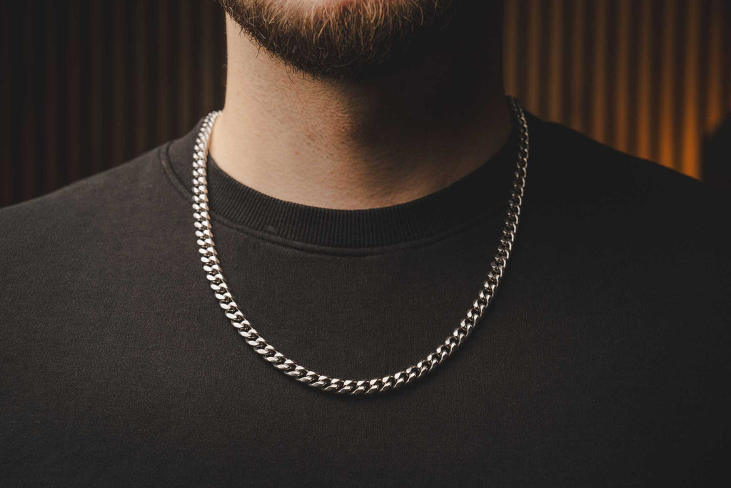 Srebrny łańcuch CUBAN LINK