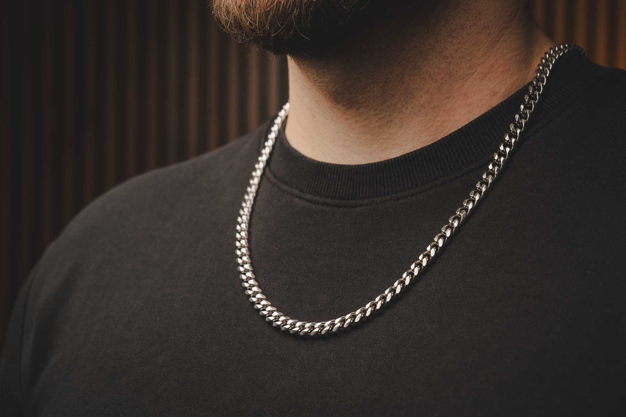 Srebrny łańcuch CUBAN LINK