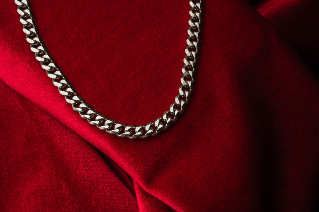 Srebrny łańcuch CUBAN LINK