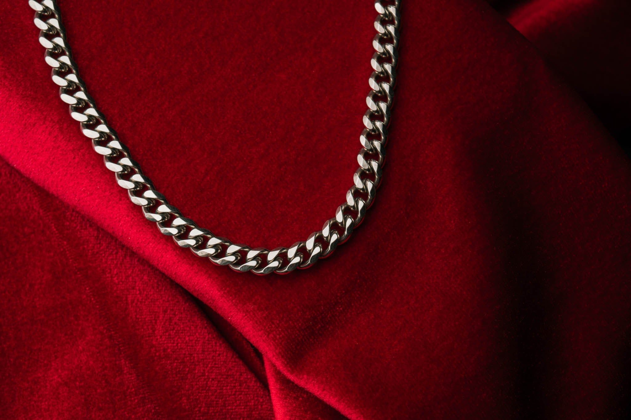 Srebrny łańcuch CUBAN LINK
