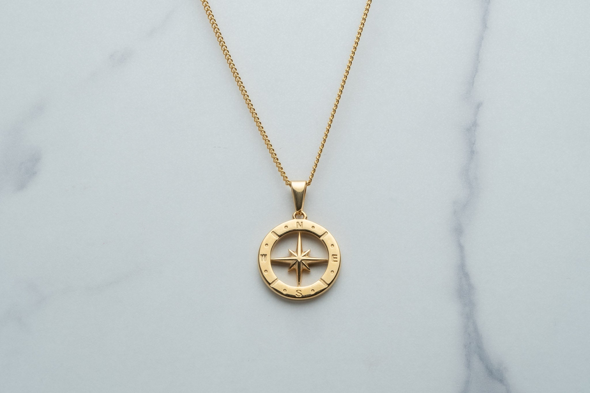 Złoty naszyjnik COMPASS