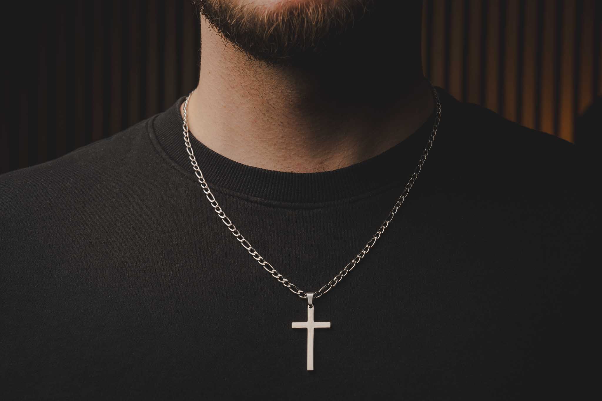 Srebrny wisiorek CROSS