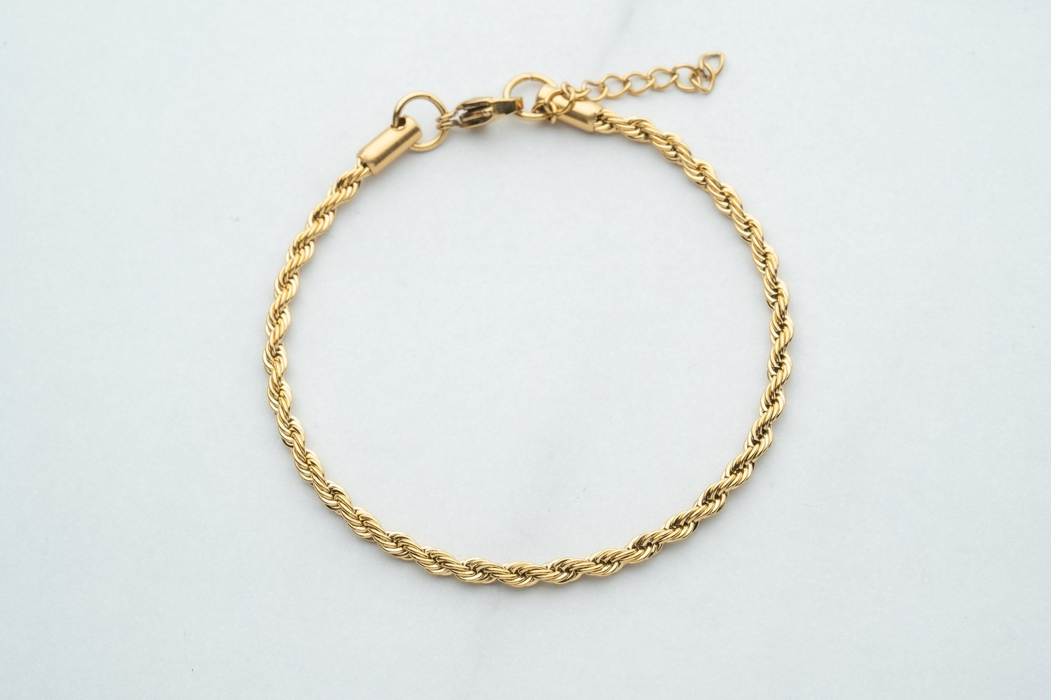 Złota bransoleta ROPE