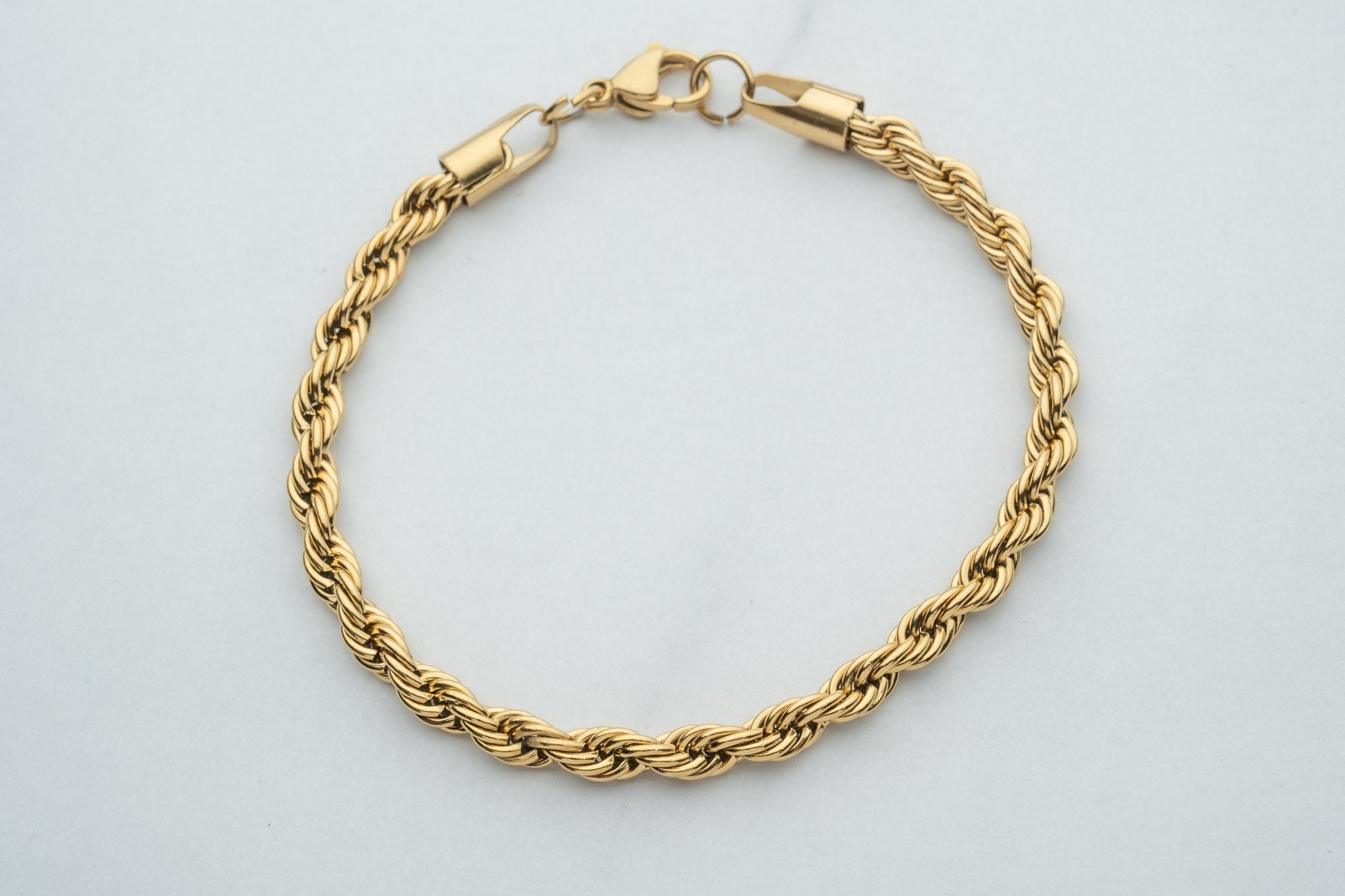 Złota bransoleta ROPE
