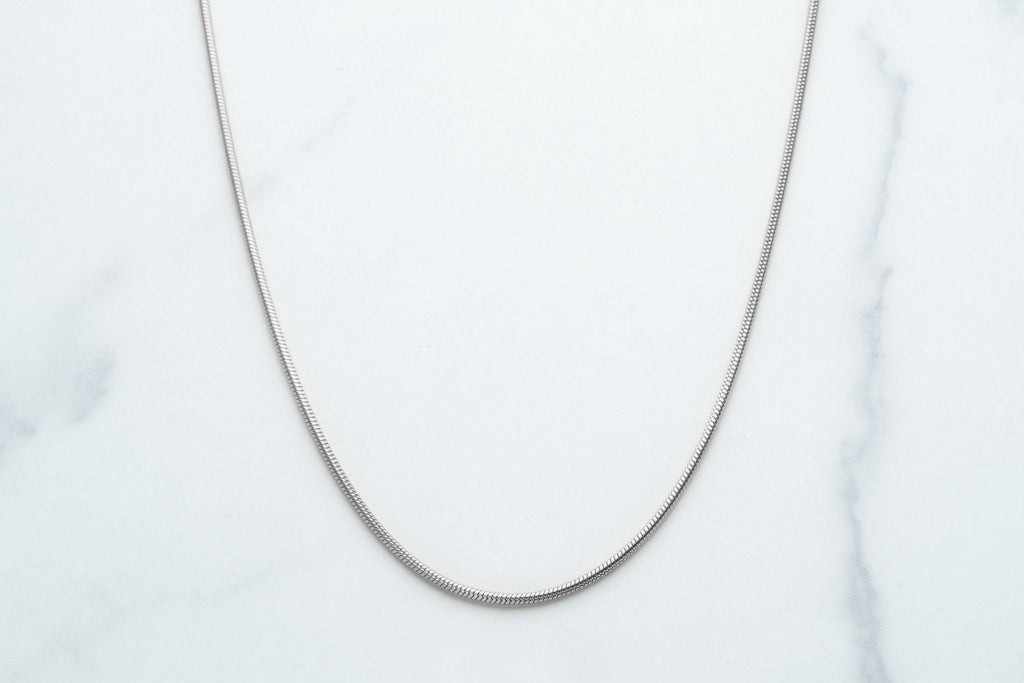Srebrny łańcuszek SNAKE