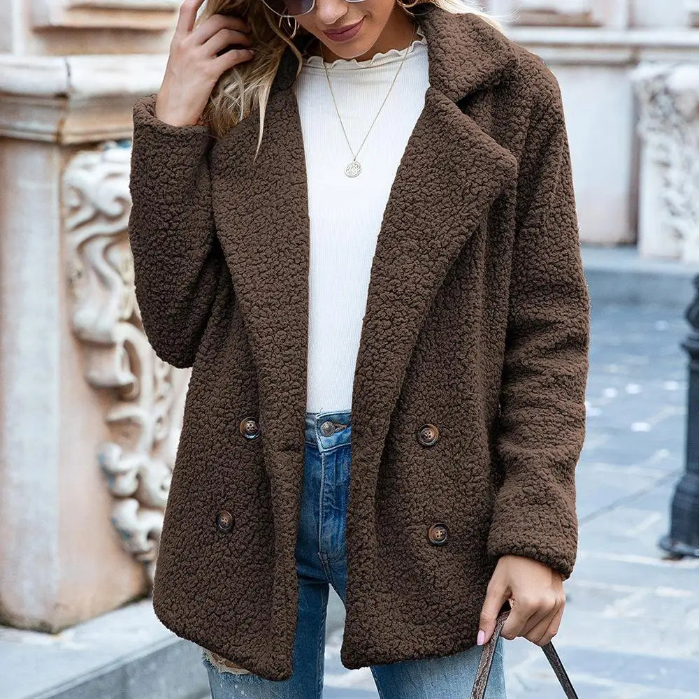 Kurtka Teddyjacky | Brązowa - Puchowa i Modna