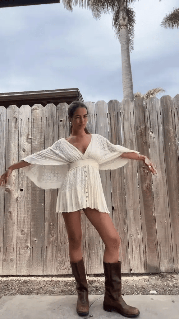 Elaréa™ Sukienka Koronkowa w Stylu Boho