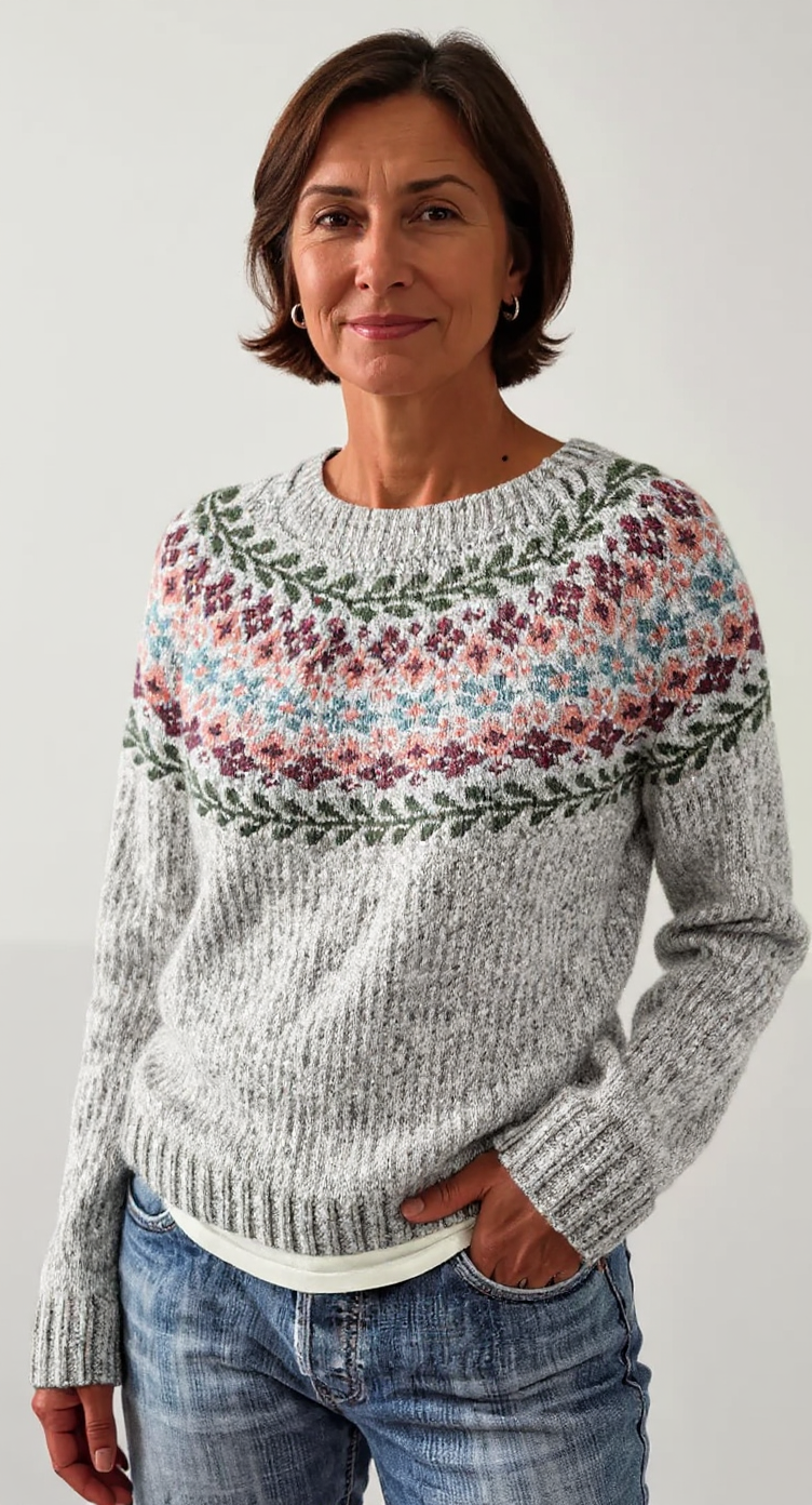 Serene | Odważny Retro Sweter