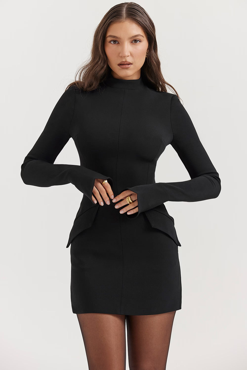 Dalia | Elegancka Sukienka z Mankietami