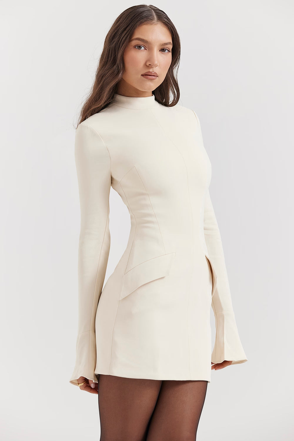 Dalia | Elegancka Sukienka z Mankietami