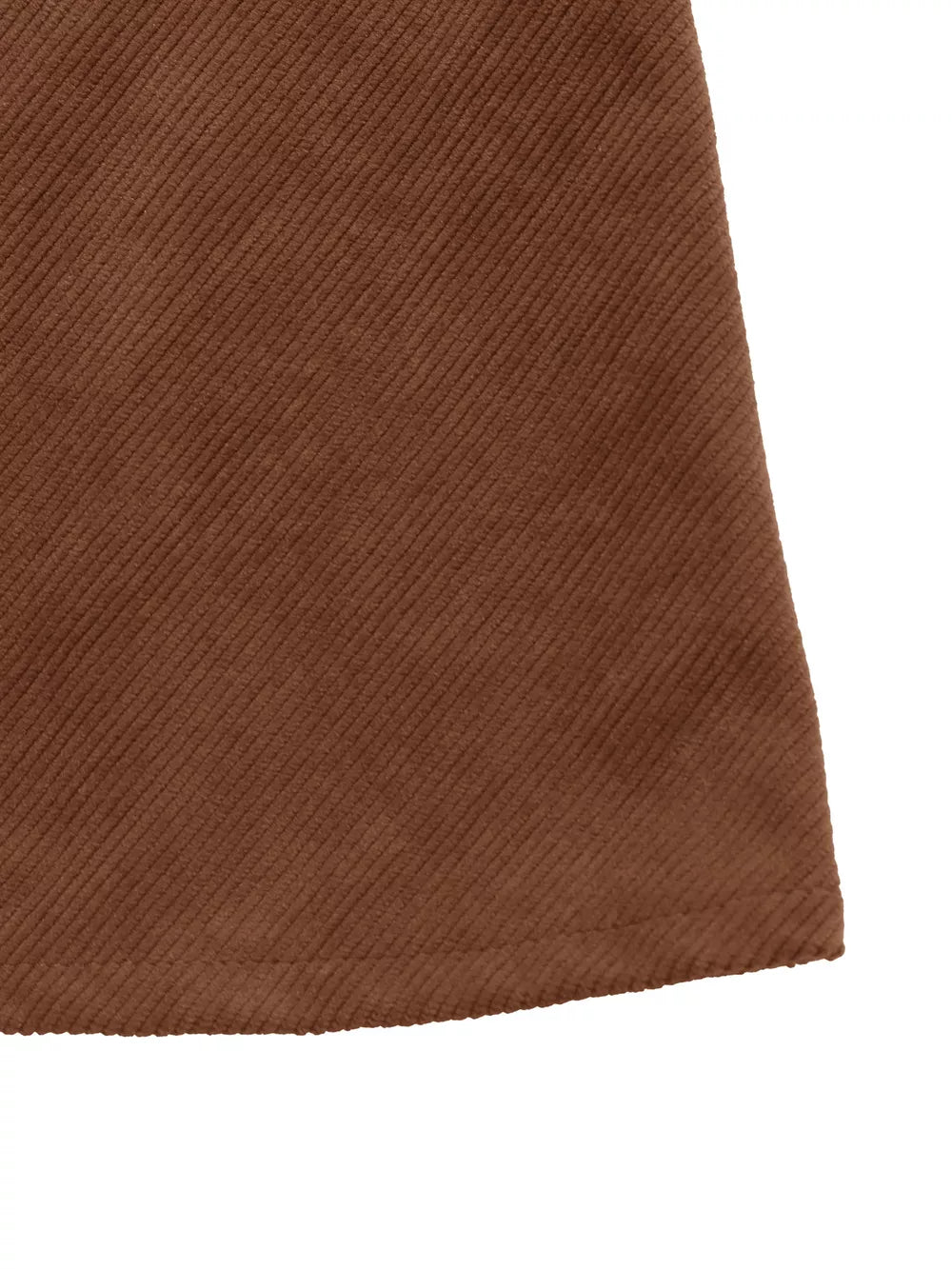 Sabina™ Brązowa Sukienka Mini z Guzikami