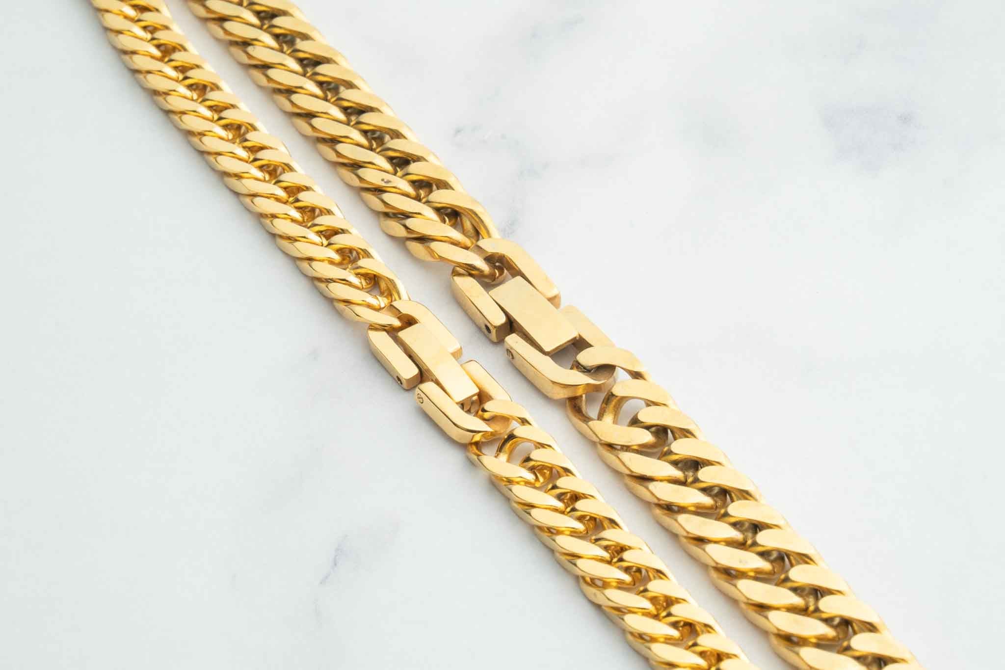 Złoty łańcuch CUBAN LINK