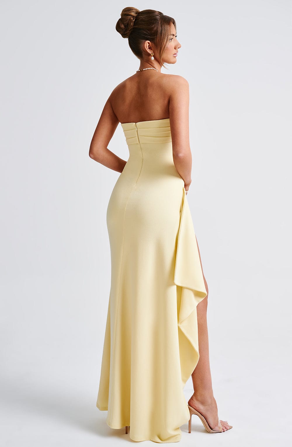Vireli™ Elegancka Cytrynowa Sukienka Maxi
