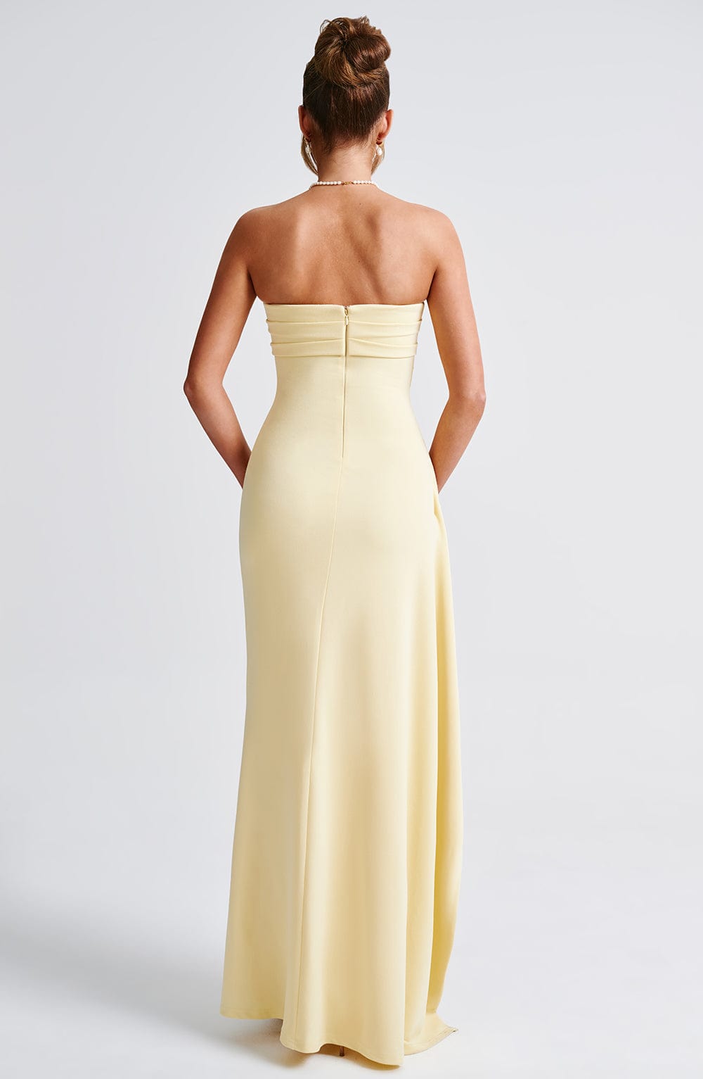 Vireli™ Elegancka Cytrynowa Sukienka Maxi